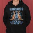 Boys Kangaroo Dad Quote Father's Day Kangaroo Women Hoodie