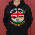British Grown Indian Roots Vintage Flags For Women Women Hoodie