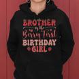 Brother Of The Berry First Birthday Girl Strawberry Family Women Hoodie
