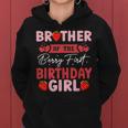 Brother Of The Berry First Birthday Girl Sweet Strawberry Women Hoodie