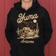 Camión Yuma Arizona Cactus Recuerdo Del Desierto Sudadera con capucha para mujer