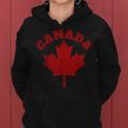 Canada Vintage Canadian Flag Leaf Maple Retro Women Hoodie