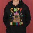 Capy Birthday Capybara Animals Boys Girls Birthday Women Hoodie