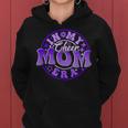Cheer Mom In Her Purple Era Best Cheerleading Mother Women Hoodie