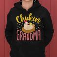 Chicken Grandma Farmer Lady Chickens Farm Animal Hen Women Hoodie