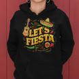 Cinco De Mayo Mexican Music Guitar Cactus Let's Fiesta Women Hoodie