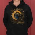 Cosmos Girl Total Solar Eclipse Watching April 8 2024 Women Hoodie