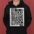 County Girl Thx For Trucks Cowboys Country Music Amen Women Hoodie