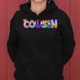 Cousin Birthday Girl Pig Family Party Decorations Women Hoodie