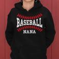 Cute Baseball Nana Laces Little League Grandma Women's Women Hoodie