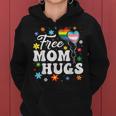 Cute Free Mom Hugs Gay Pride Transgender Rainbow Flag Women Hoodie