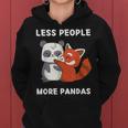 Cute Kawaii Red Panda Less People More Pandas Women Hoodie