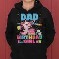 Dad And Mom Of The Birthday Girl Axolotl Family Party Decor Women Hoodie