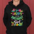 Daddy Of The Birthday Girl Dad Aloha Hawaii Party 1St Women Hoodie