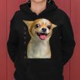 Damen Chihuahua- Für Hunde Mama Papa Liebe Haustier Welpe ChiuauahaMit-Ausschnitt Kapuzenpullover für Damen