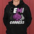 Demi Goddess Proud Demisexual Woman Demisexuality Pride Women Hoodie