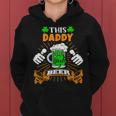 Dieser Papa Braucht Bier Drunken St Patrick's Day Kapuzenpullover für Damen