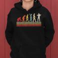 Divertidoiolín Evolution Of Manintage Retro Sudadera con capucha para mujer