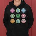 Earth Day Everyday Groovy Face Recycle Save Our Planet Women Hoodie