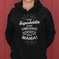 Eine Superheldin Ohne Umhang Nennt Man Mama Geschenk Kapuzenpullover für Damen