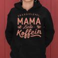 Energielevel Mama Liebe Koffein Muttertag Geburtstag Beste Kapuzenpullover für Damen