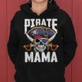 Family Skull Pirate Mama Jolly Roger Crossbones Flag Women Hoodie