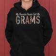 My Favorite People Call Me Grams Leopard Mother's Day Women Hoodie