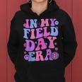 In My Field Trip Era Retro Groovy Teacher Field Day 2024 Women Hoodie