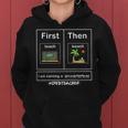 First Teach Then Beach Summer Break Sped Teacher Women Hoodie