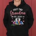 First Time Grandma Est 2024 Mother's Day Grandmother Women Hoodie