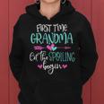 First Time Grandma Let The Spoiling Begin New Women Hoodie