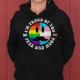 Free Dad Hugs Groovy Hippie Face Lgbt Rainbow TransgenderWomen Hoodie