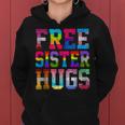 Free Sister Hugs Pride Month Rainbow Transgender Flag Lgbtq Women Hoodie