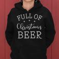 Full Of Christmas Beer And Christmas Cheer Couple Matching Women Hoodie
