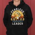 Fearless Leader Duck Ironic Duck Lovers Motivational Women Hoodie