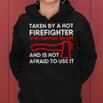 Firefighter Boyfriend Girlfriend Husband Wife Gag Women Hoodie