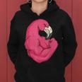 Flamingo Weightlifting Bodybuilder Muscle Fitness Women Hoodie
