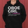 Oboe Girl Definition Oboe Women Hoodie