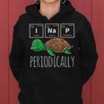 Science I Nap Periodic Table Meme Meh Sea Turtle Women Hoodie