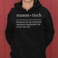 Stammtisch Saying For The Pub And Beer Garden Kapuzenpullover für Damen