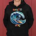 Galactic Alien Wave Rider Extraterrestrial Space Surfer Women Hoodie