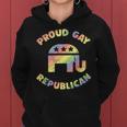 Gay Republican Lgbtq Rainbow Women Hoodie