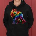 Gay Wolf Pride Lgbtq Rainbow Women Hoodie