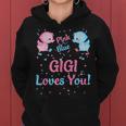 Gigi Gender Reveal Party Pink Or Blue For Matching Family Women Hoodie