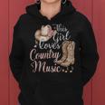 This Girl Loves Country Music Women Hoodie