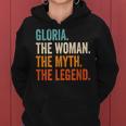 Gloria The Woman The Myth The Legend First Name Gloria Women Hoodie