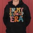 In My Glow Up Era Retro Groovy Women Hoodie