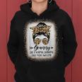 Granny Like A Normal Grandma Only More Awesome Messy Bun Women Hoodie
