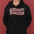 Groovy Mama Mom Life Muttertag 2024 Geburtstag Blumenfrauen Kapuzenpullover für Damen