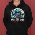 Happy Mother's Day Cartoon Aliens Cartoon Aliens Women Hoodie